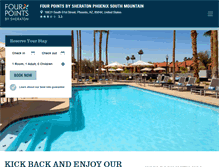 Tablet Screenshot of fourpointsphoenixsouth.com